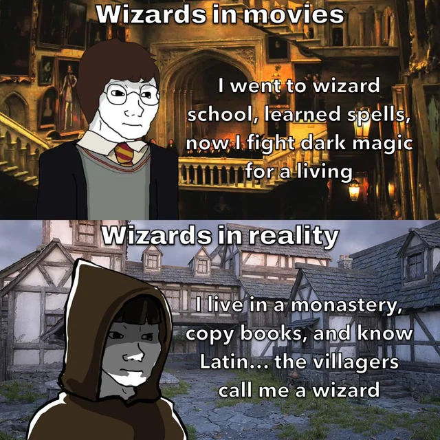 Wizard originally meant a wise or learned person – Image