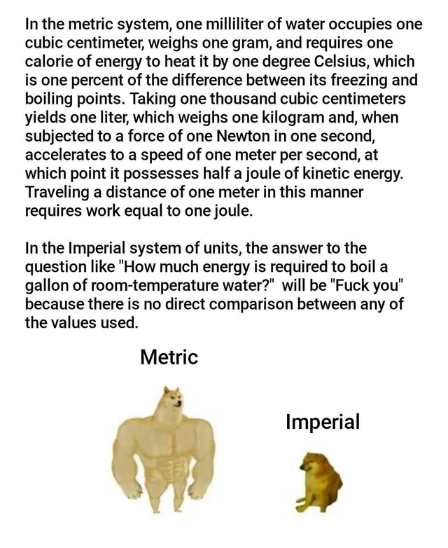 That is why physicists use degrees Celcius – Image