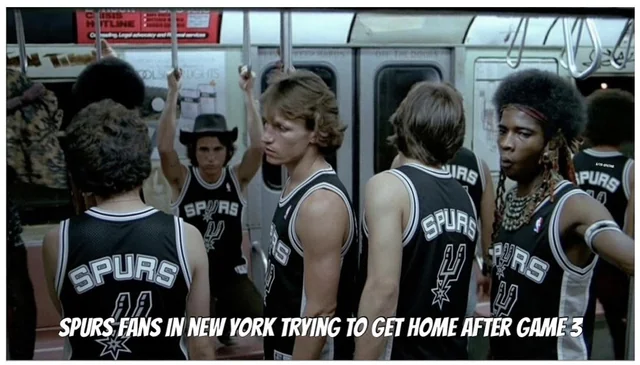 Spurs fans in ny be like… – Image