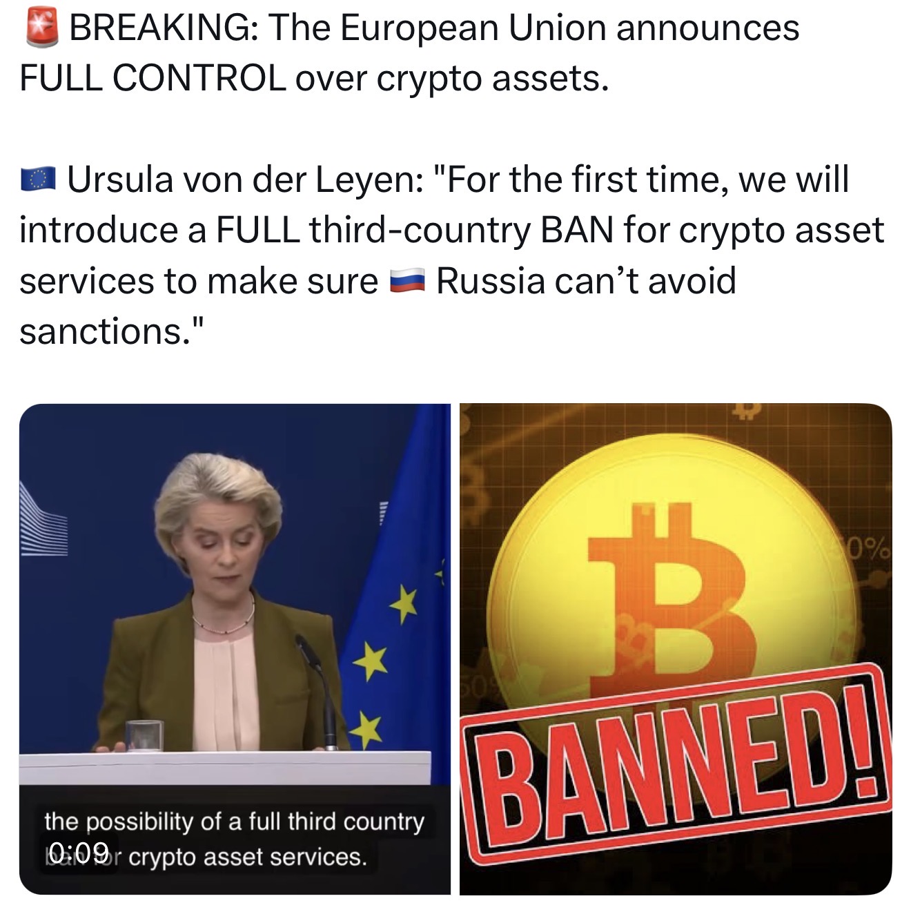 The European Union announces FULL CONTROL over crypto assets – Image