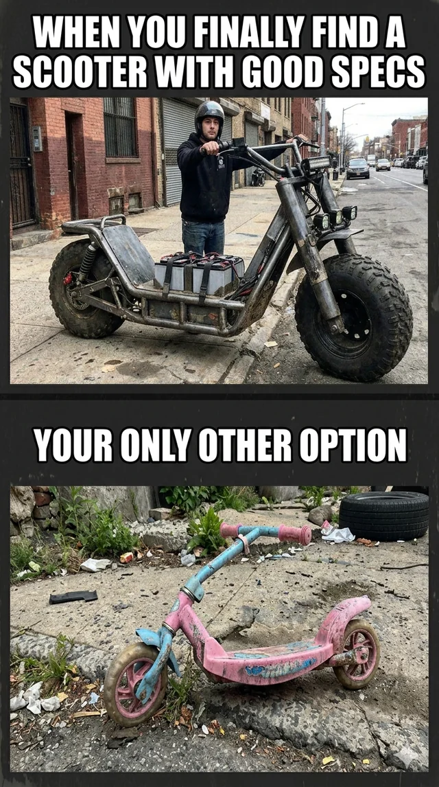 I just tried to find a decent scooter and this was my experience. #1 – Image