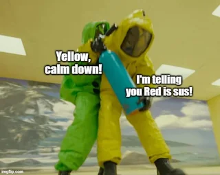 Every time I see colourful hazmat/spacesuits XD – Image