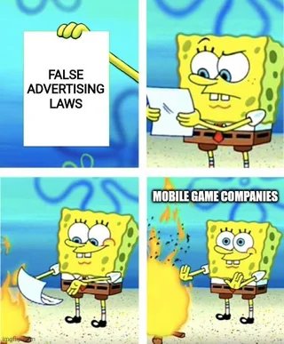 Brainrot ads that show fake gameplay. #1 – Image
