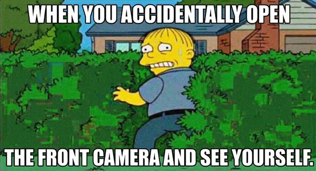 When the front camera betrays you #1 – Image