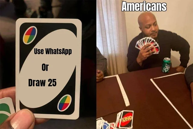Are you allergic to WhatsApp or something? #1 – Image