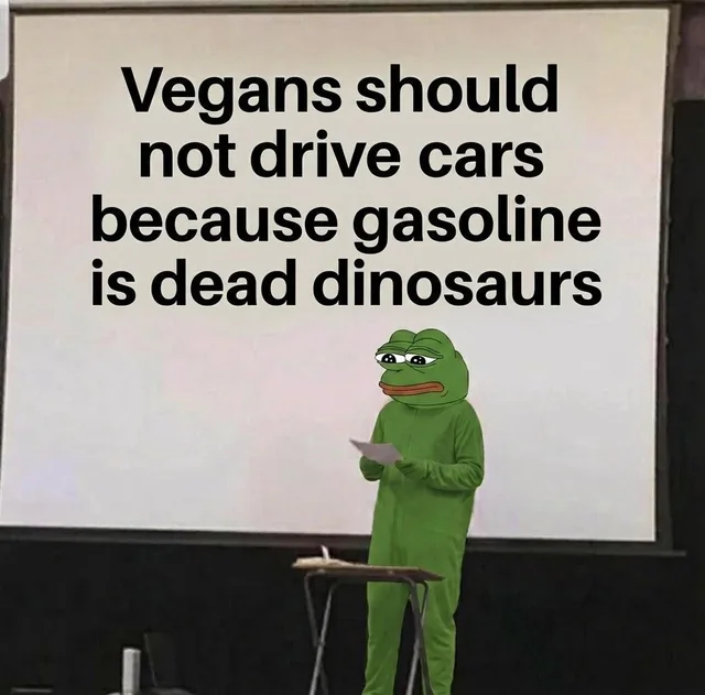 Why shouldn't vegans drive? – Image