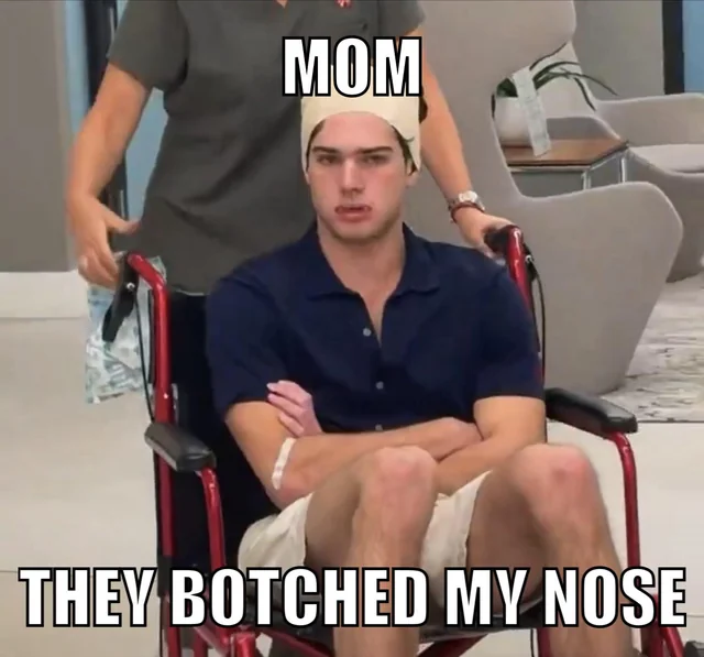 Nose Job Gone Wrong #1 – Image