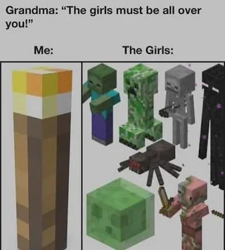 Minecraft meme for yall – Image