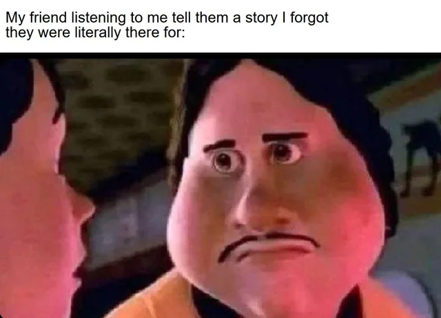 Also works for when you're repeating a fact that person told you #1 – Image