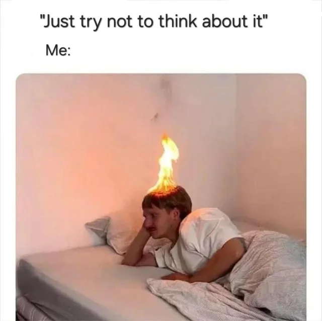Thanks, I'm definitely not thinking about it now. #1 – Image