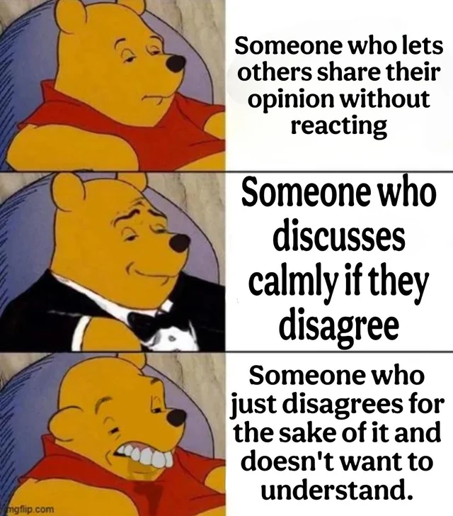 3 Types of People in Reddit Debates #1 – Image