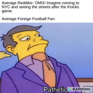Y'all wild for think World Cup Fans were scared in NYC. #1 – Image