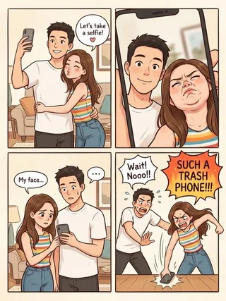 a trash phone – Image
