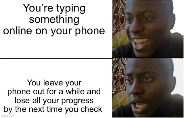 Saving your work is important – Image