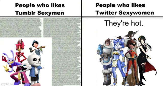 The two types of simps you'll find on the internet #1 – Image