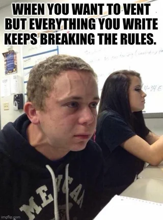 I can't catch a break. – Image
