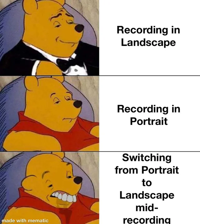 Landscape should be the default imo – Image