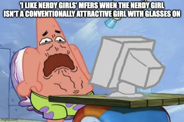 'I like nerdy girls' mfers – Image