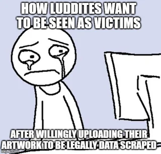 Nice victim mentality, "AI bad" or something, right? #1 – Image