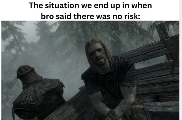 “No risk” he said – Image