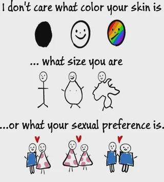 happy pride everyone! remember to hate everyone equally! 🤗🤗🤗🤗 – Image