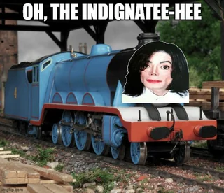 Michael the big blue engine – Image