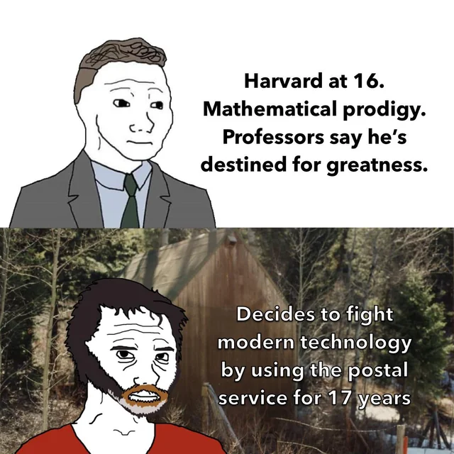 From Harvard graduate to the Unabomber #1 – Image