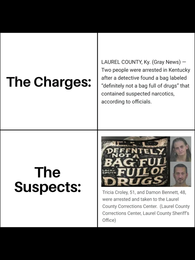 I call this one "Charges/Suspects". I think it could be useful to summarize things. – Image