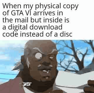 What's the point of a physical copy if it's just a damn empty box with some numbers in it??? – Image