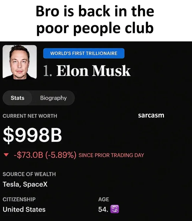 Bro is back in the poor people club 😭✌️ #1 – Image