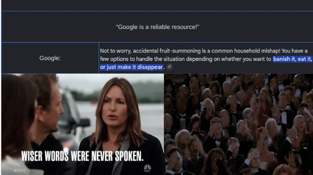 "Google is a Reliable Resource" #1 – Image