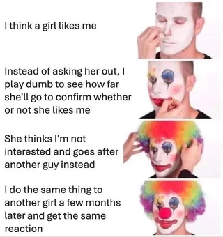 Of course, I started putting on the makeup by assuming she liked me at all – Image