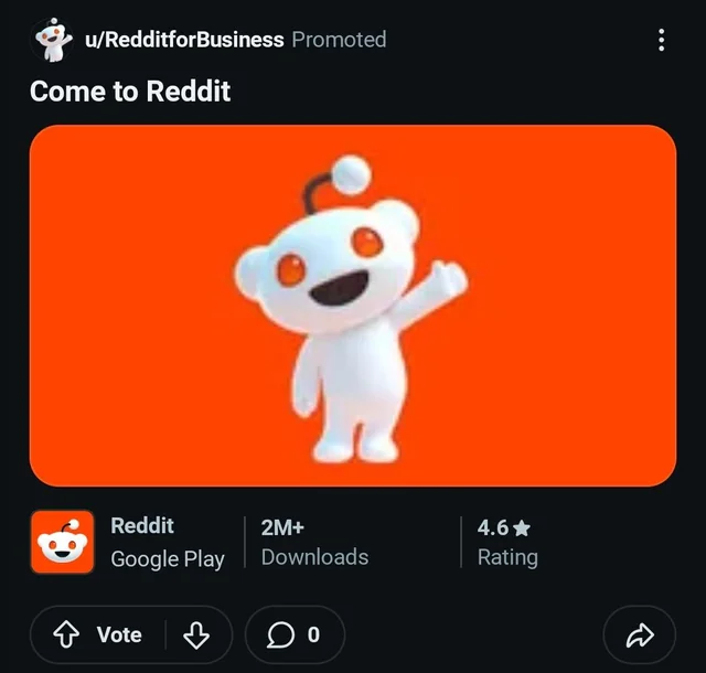 "Come to Reddit" Take a wild guess where I am rn... – Image