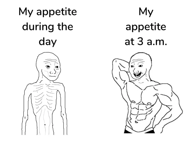 A late night snack turns into a buffet – Image