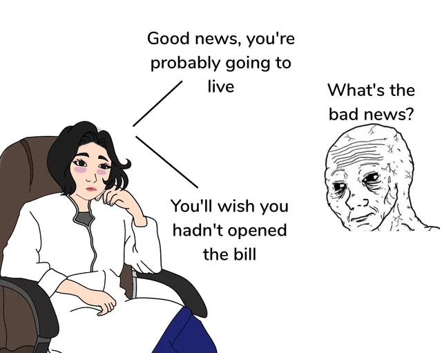 Medical bills suck – Image