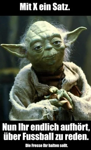 Yoda ist weise. – Image