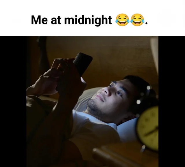 At Midnight 😂😂 – Image