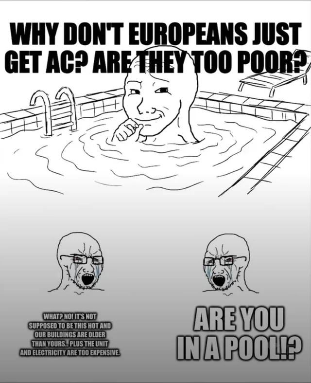 No AC? Just get in your pool, bro #1 – Image