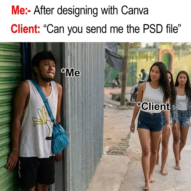 Canva users be like 😂 – Image