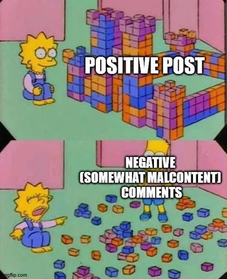 I'm always hesitant to say anything on any sub. – Image