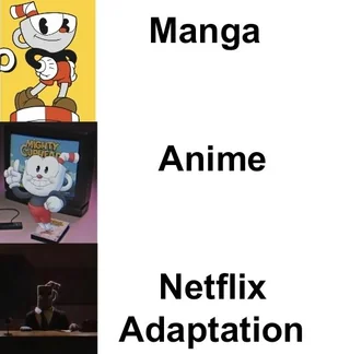 Yes I know that there's an actual Cuphead Netflix show – Image