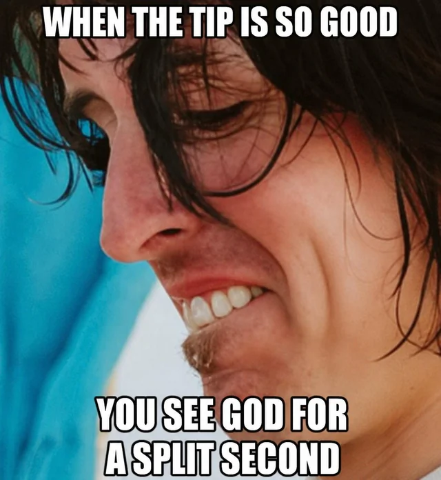 When that tip hits – Image