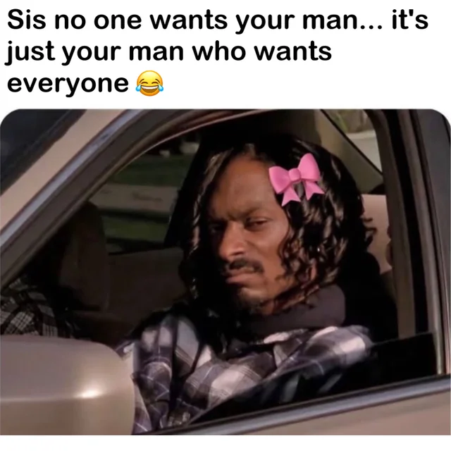 He looks ready to drive right over that relationship logic. – Image