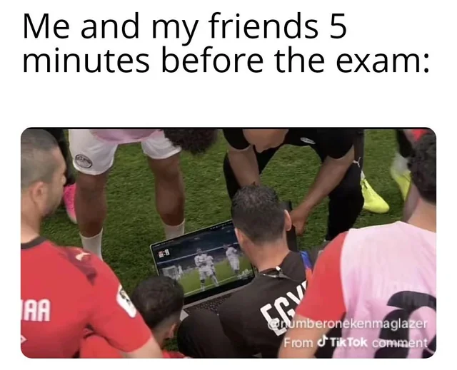 and its the first question on the exam too – Image