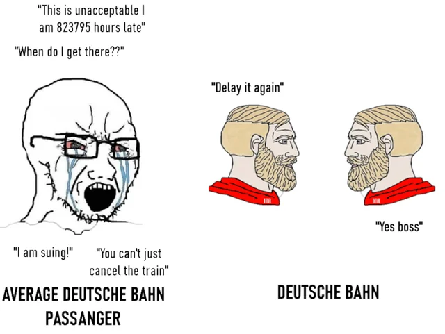Average german train experience – Image