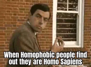 When homophobic people realize.. – Image
