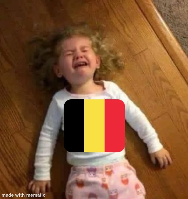 Belgium today complaining about having to play against a full strength USA #1 – Image