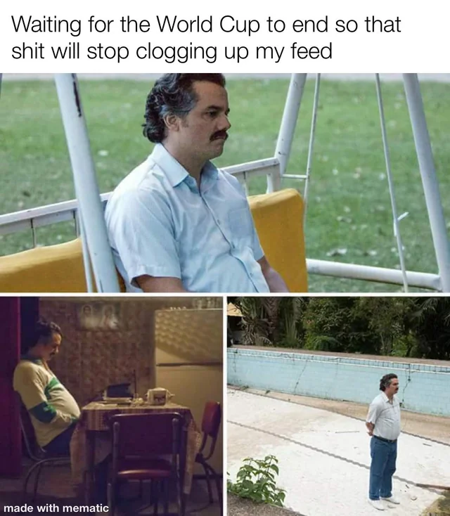 A few more days of this World Cup spam and I am going to get off Reddit go outside – Image