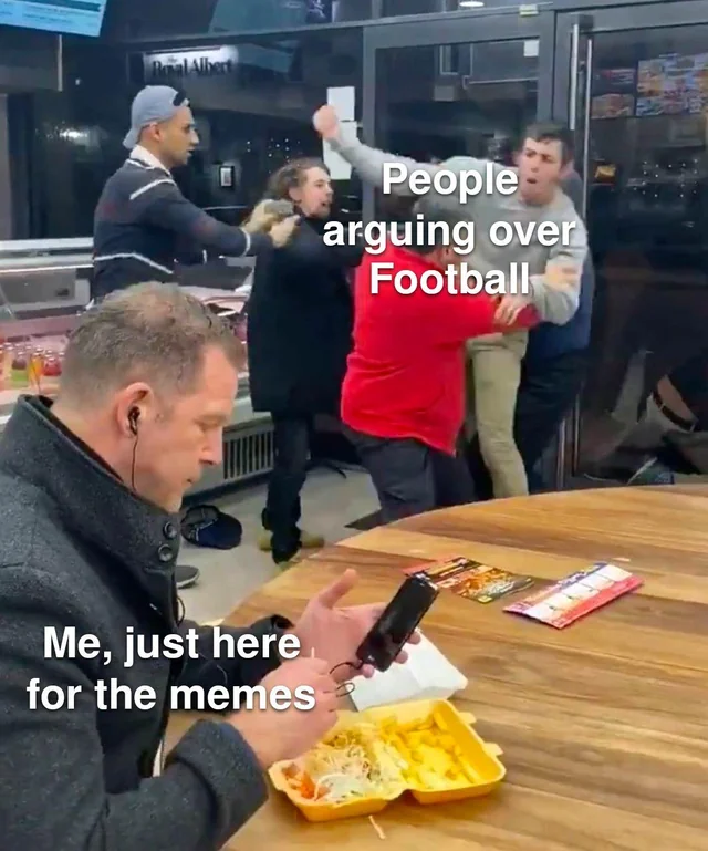 Just here for the memes! – Image