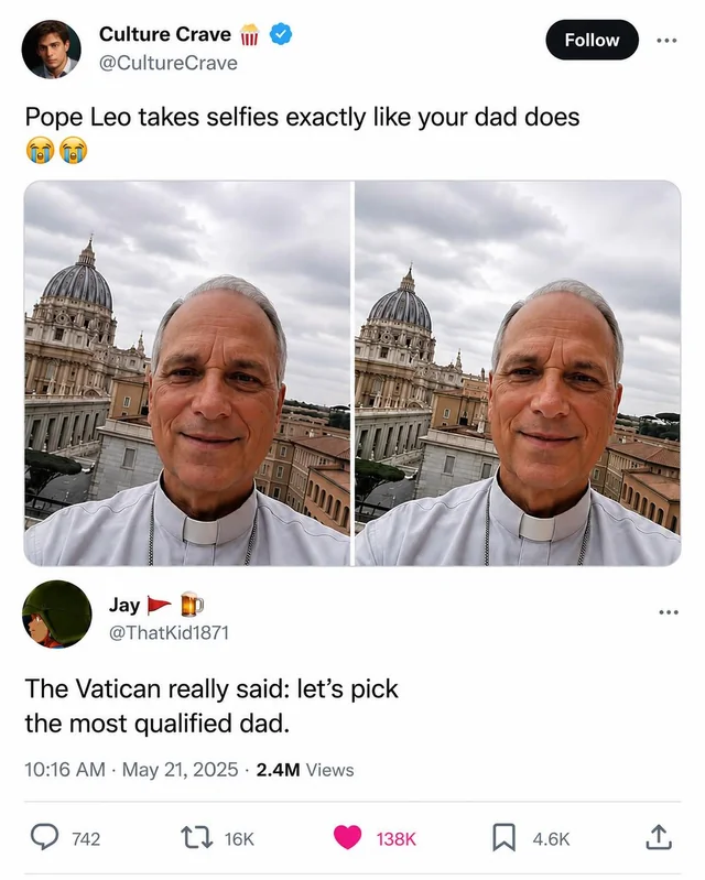 Holy Father for a reason – Image